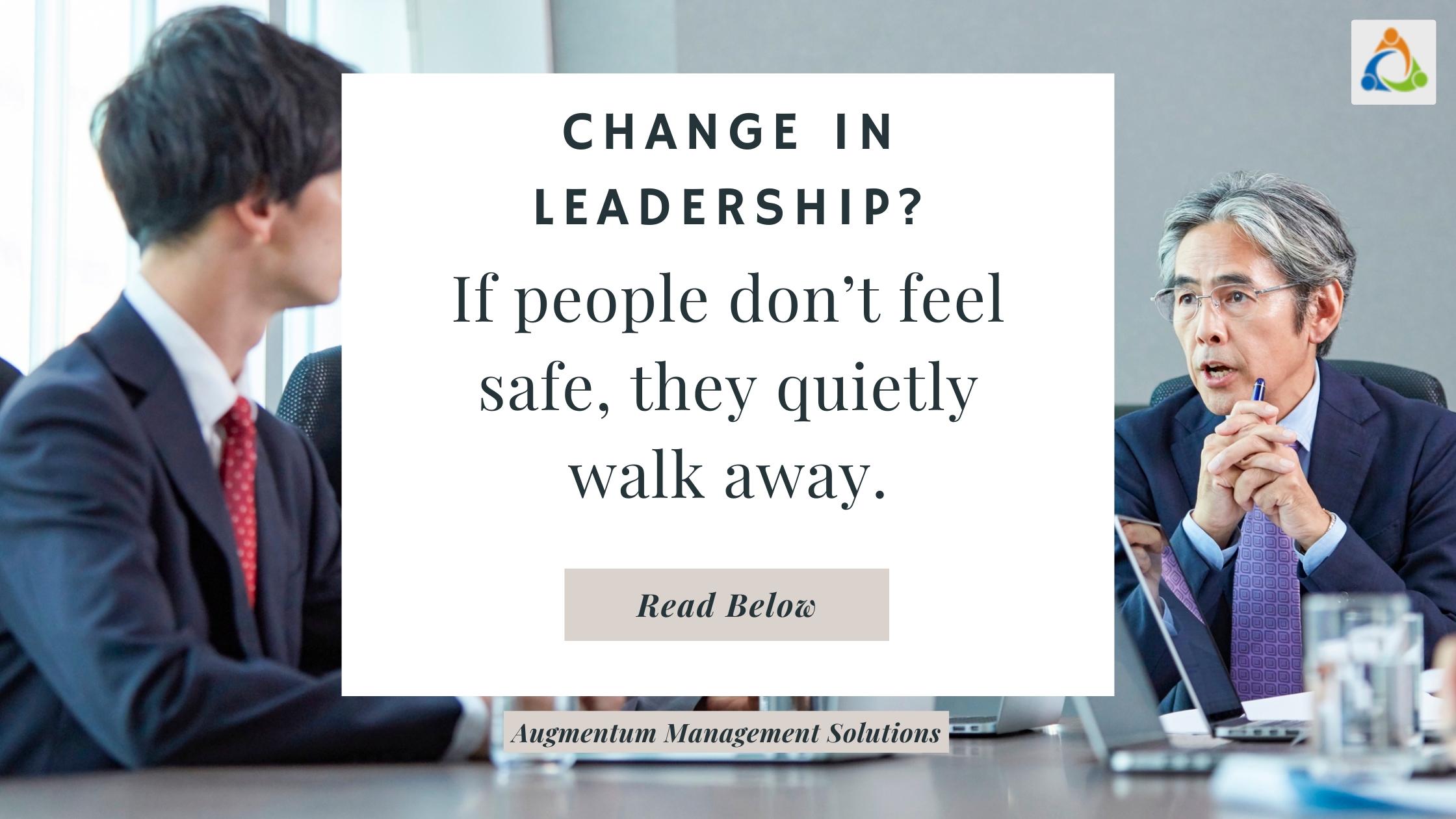 When leadership changes, trust decides whether teams stay or walk away.