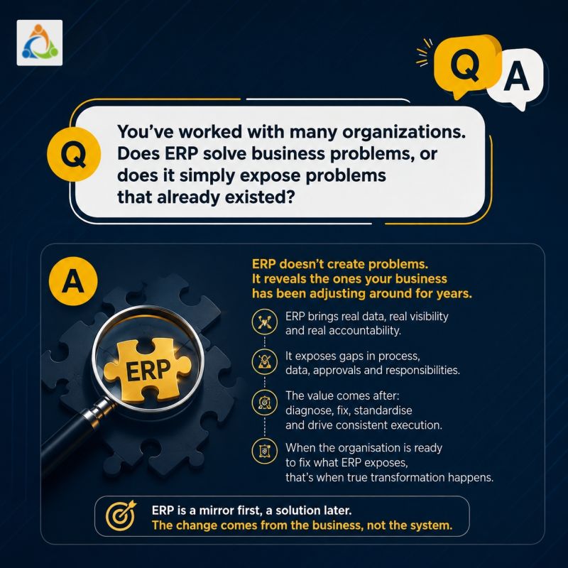 erp implementation problems exposing business process gaps data issues approval delays and unclear responsibilities
